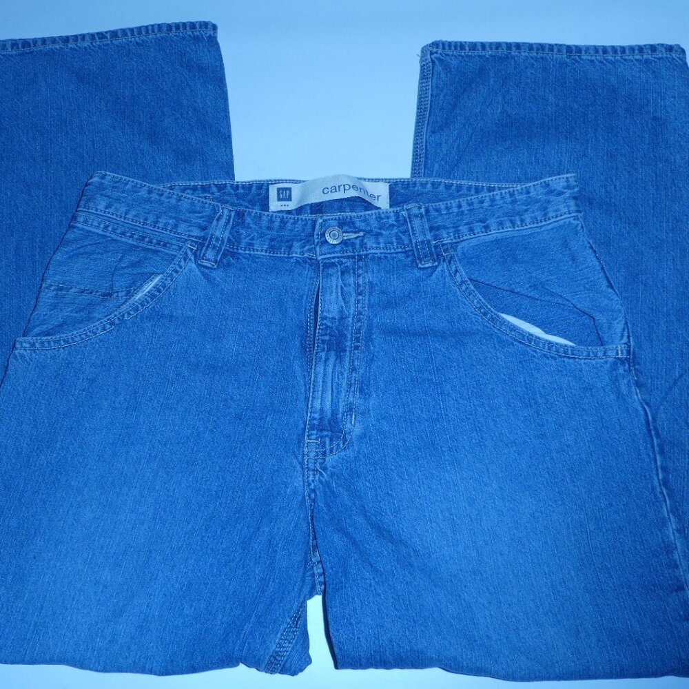 GAP Vintage Industrial Standard Carpenter Denim Jeans - Medium Wash